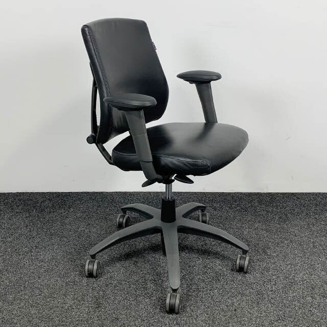 BMA Axia Profit Leder Bureaustoel - Zwart BMA Axia Profit Leder Bureaustoel - Zwart