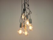 Industriële Hanglamp Grijs Beton