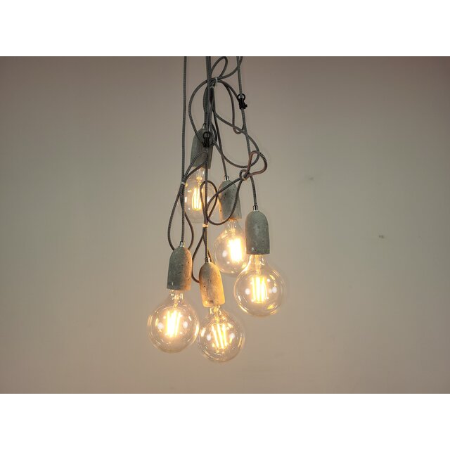 Industriële Hanglamp Grijs Beton