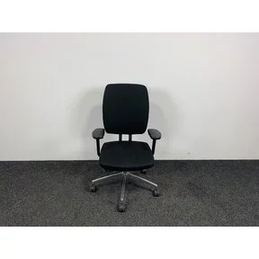 Bureaustoel Zwart Chroom Voetkruis