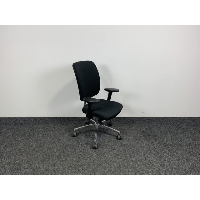 Bureaustoel Zwart Chroom Voetkruis Bureaustoel Zwart Chroom Voetkruis