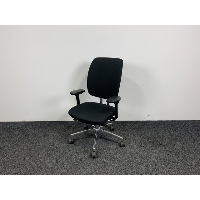 Bureaustoel Zwart Chroom Voetkruis Bureaustoel Zwart Chroom Voetkruis