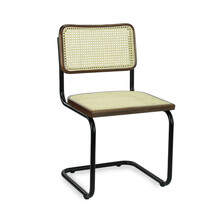 LK 02 Francesca Stoel Walnoot met Zwart Frame