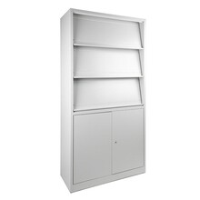 Tijdschriftkast / Folderkast Metaal 195x100x42 cm