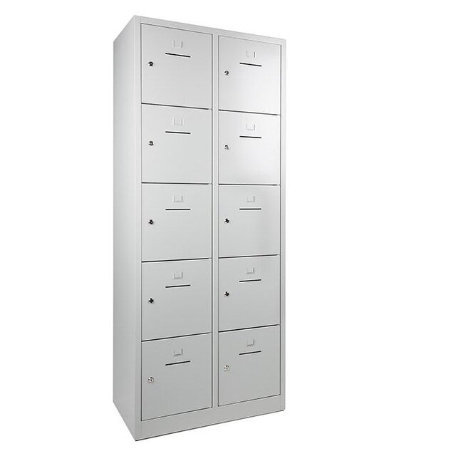 Lockerkast 10 Deurs 190x80x45 cm Lockerkast 10 Deurs 190x80x45 cm