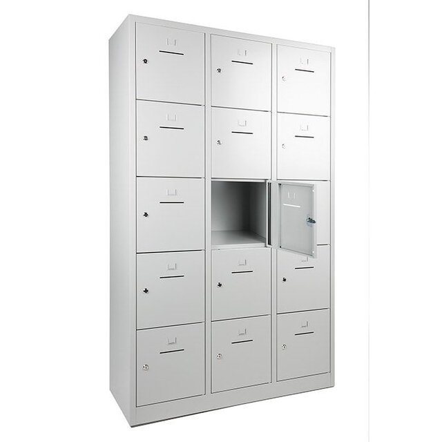 Lockerkast 15 Deurs 190x119x45 cm