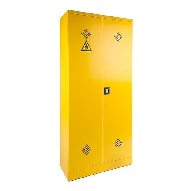 Chemiekast - Geel | 195 x 92 x 42 cm