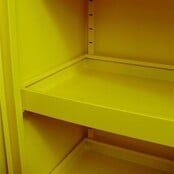 Chemiekast - Geel | 195 x 92 x 42 cm