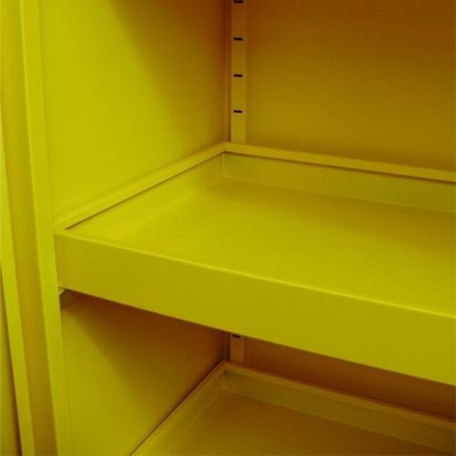 Chemiekast - Geel | 195 x 92 x 42 cm