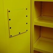 Chemiekast - Geel | 195 x 92 x 42 cm