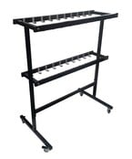 Verrijdbare Kapstok - 40 Haken | 120 x 101 x 59 cm