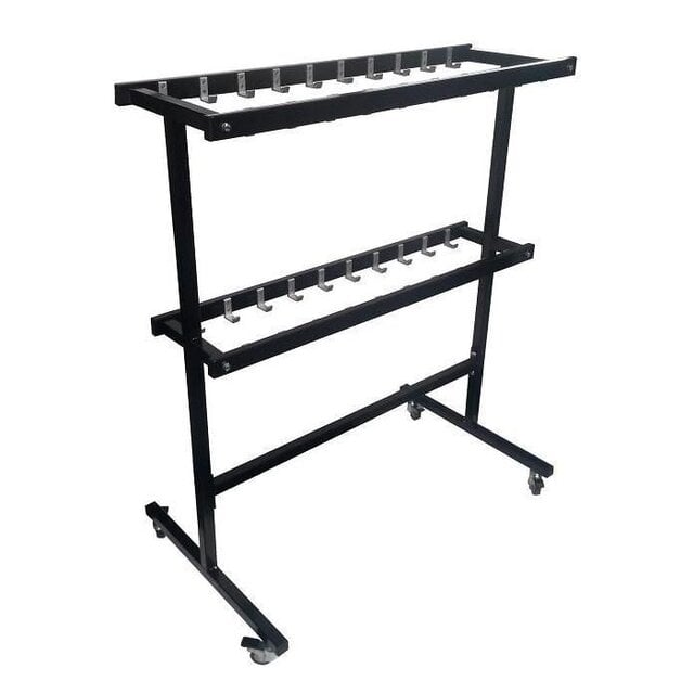 Verrijdbare Kapstok - 40 Haken | 120 x 101 x 59 cm
