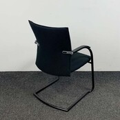 Refurbished Klöber 742 Nieuw Zwart Gestoffeerd