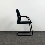 Refurbished Klöber 742 Nieuw Zwart Gestoffeerd