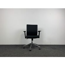 Bureaustoel Zwart - Chroom Onderstel