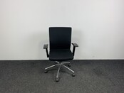 Bureaustoel Zwart - Chroom Onderstel Bureaustoel Zwart - Chroom Onderstel