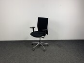 Bureaustoel Zwart Chroom Onderstel
