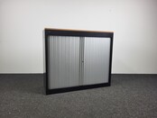 Emmein Archiefkast - Grijs/Zwart | 103 x 120 x 45 cm