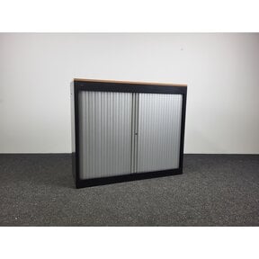 Emmein Archiefkast - Grijs/Zwart | 103 x 120 x 45 cm