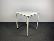 Statafel Verrijdbaar - Wit | 110,5 x 100 x 100 cm