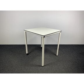 Statafel Verrijdbaar Wit 110,5x100x100 cm