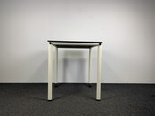 Statafel Verrijdbaar Wit 110,5x100x100 cm