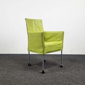 Designstoel Groen / Lime - Verrijdbaar
