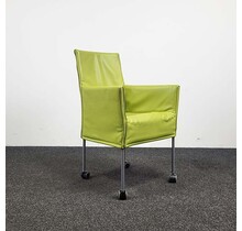 Designstoel Groen / Lime - Verrijdbaar