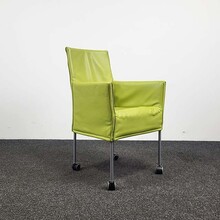 Designstoel Groen / Lime - Verrijdbaar