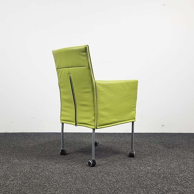 Designstoel Groen / Lime - Verrijdbaar