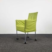 Designstoel Groen / Lime - Verrijdbaar