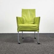 Designstoel Groen / Lime - Verrijdbaar
