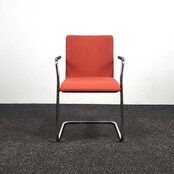 Rode Lande Vergaderstoel - Slede Onderstel Rode Lande Vergaderstoel - Slede Onderstel