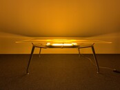 Ahrend Vergadertafel 1200 Glas 200x200 cm