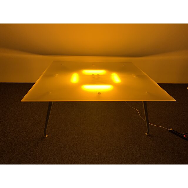 Ahrend Vergadertafel 1200 Glas 200x200 cm