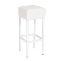 Barkruk Cubes Wit - Wit Frame