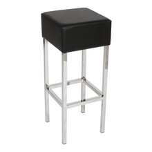 Barkruk Cubes Zwart - Chroom Frame