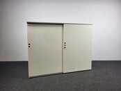 Gispen Schuifdeurkast 120x160x52 cm Crème