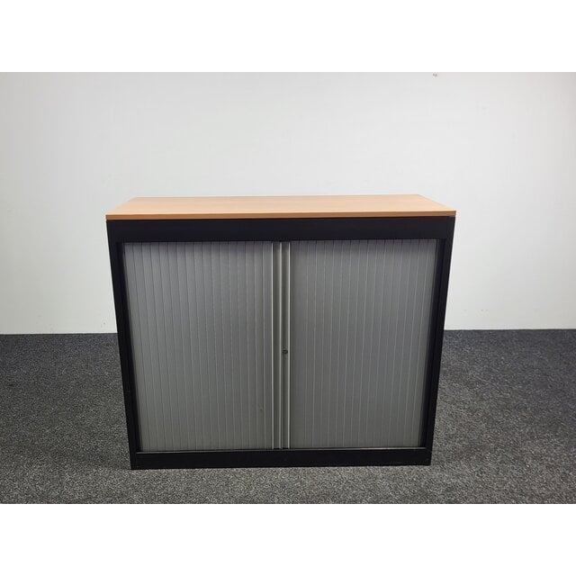 Zwarte Archiefkast - 2 Uittrekframes | 102 x 120 x 45 cm