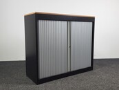 Zwarte Archiefkast - 2 Uittrekframes | 102 x 120 x 45 cm