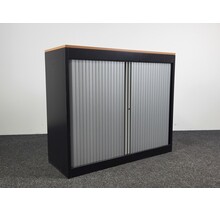 Zwarte Archiefkast - 2 Uittrekframes | 102 x 120 x 45 cm