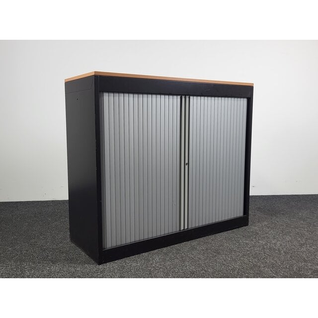 Zwarte Archiefkast - 2 Uittrekframes | 102 x 120 x 45 cm