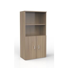 Draaideurkast Melamine - Halfopen | 158 x 80 x 42 cm