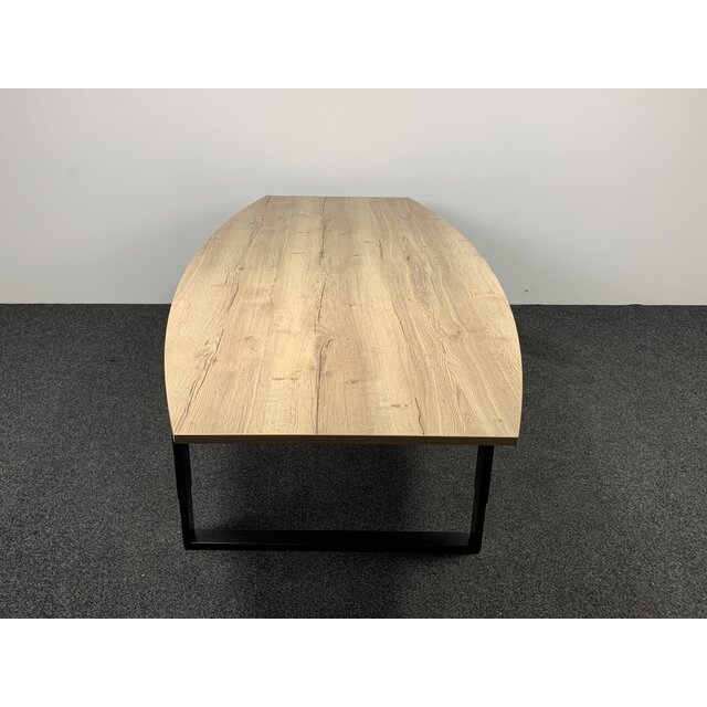 Refurbished Vergadertafel - Tonvormig Blad | 240 x 120 cm