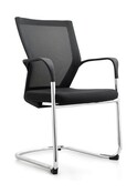 Vergaderstoel Orion - Zwart / Chroom