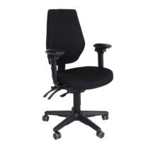 Bureaustoel Cara - Zwart | NEN 1335 norm