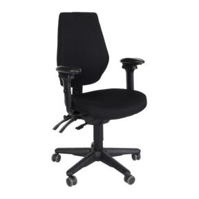 Bureaustoel Cara - Zwart | NEN 1335 norm