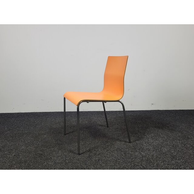 Casala Noa Stoel - Oranje Houten Zitting