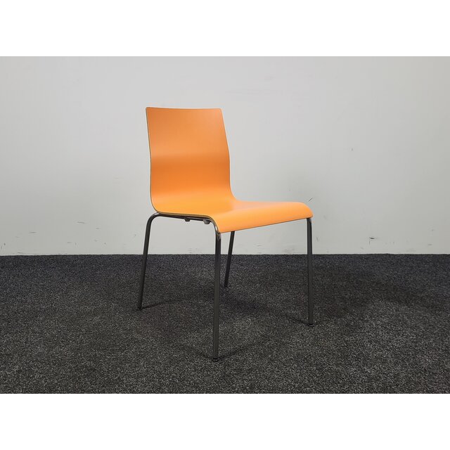 Casala Noa Stoel - Oranje Houten Zitting