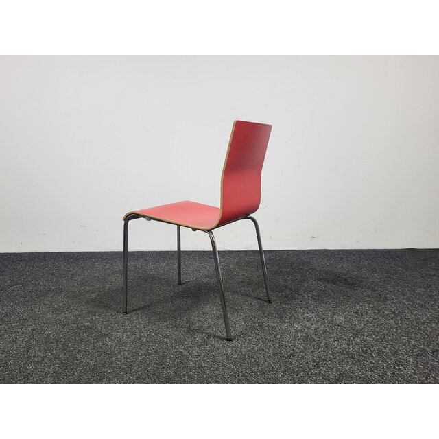 Casala Noa Stoel - Rode Houten Zitting Casala Noa Stoel - Rode Houten Zitting